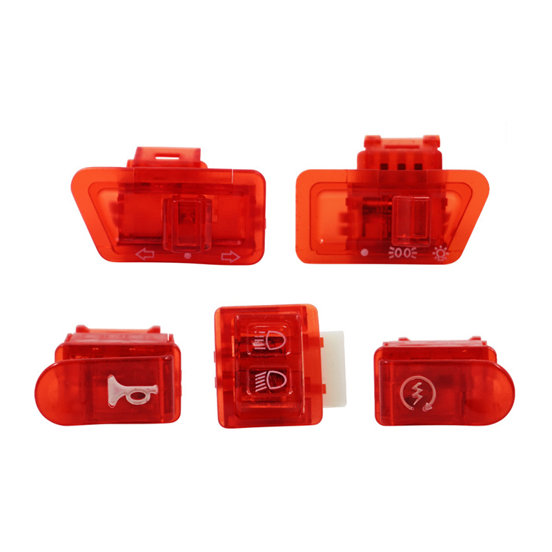 Set 5 Công Tắc Đèn Pha / Còi Báo Hiệu Dành Cho Xe Mô Tô Moped Scooter Honda
