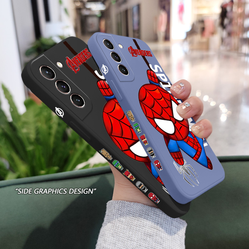 Ốp Điện Thoại Họa Tiết Siêu Anh Hùng Dễ Thương Cho Samsung Galaxy S21 S20 FE Ultra Plus
