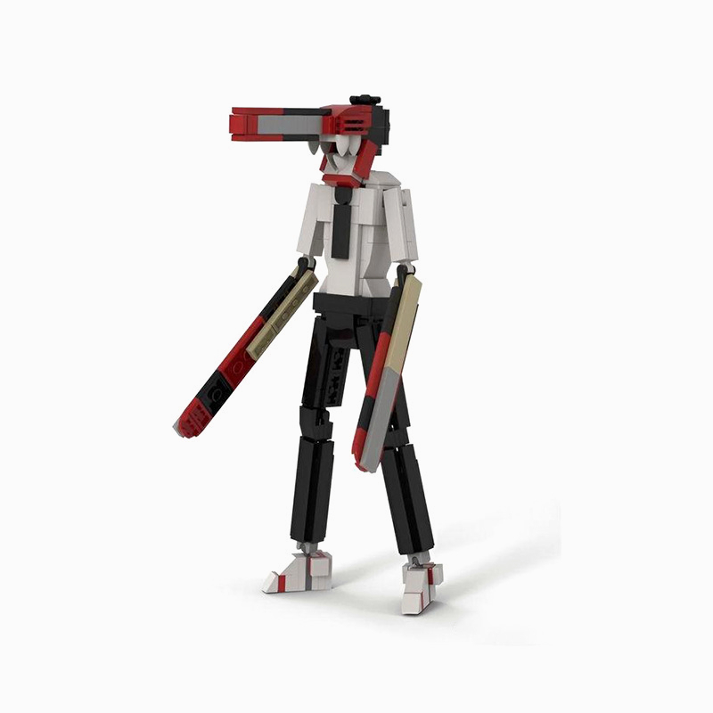 Bộ Đồ Chơi Lắp Ráp Mô Hình Máy Cưa Xích Denji 230 Mảnh Cho Bé Trai