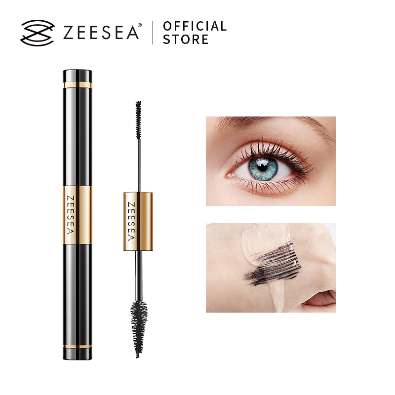 Mascara ZEESEA thiết kế hai đầu uốn cong làm dày và dài mi chống thấm nước không nhòe cao cấp