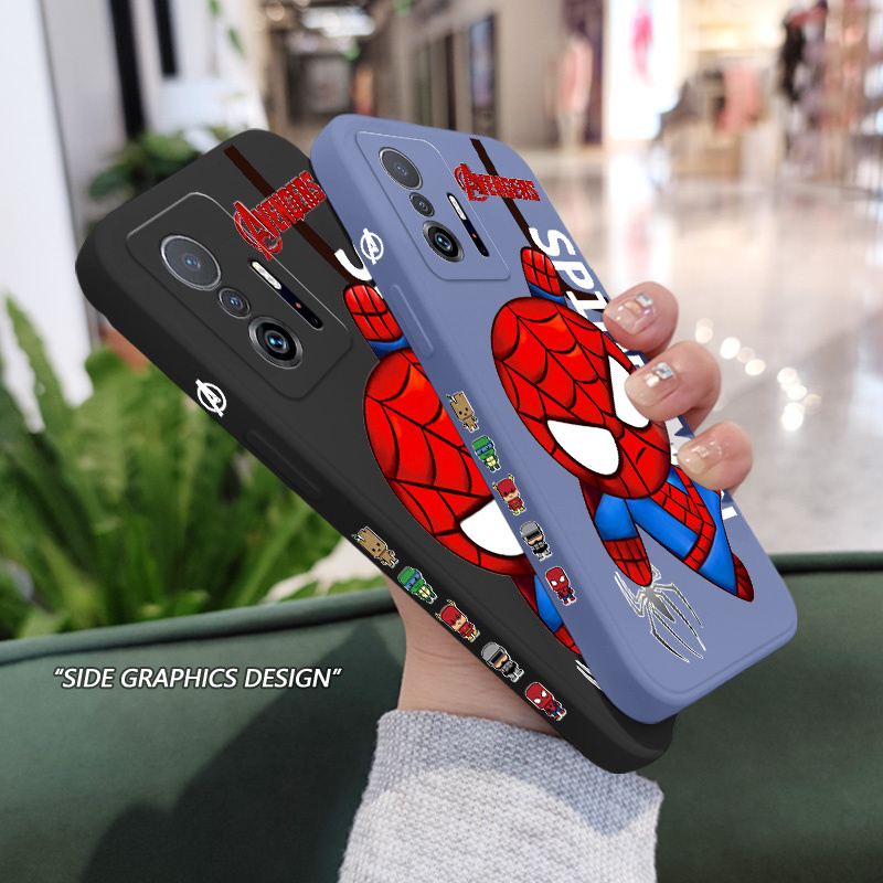 Dễ Thương Ốp Điện Thoại Họa Tiết Siêu Anh Hùng Cho xiaomi mi 13t 12t 11t 10t pro lite mi 9t pro