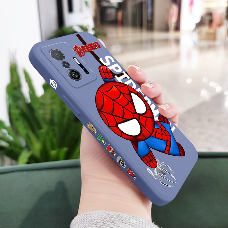 Dễ Thương Ốp Điện Thoại Họa Tiết Siêu Anh Hùng Cho xiaomi mi 13t 12t 11t 10t pro lite mi 9t pro
