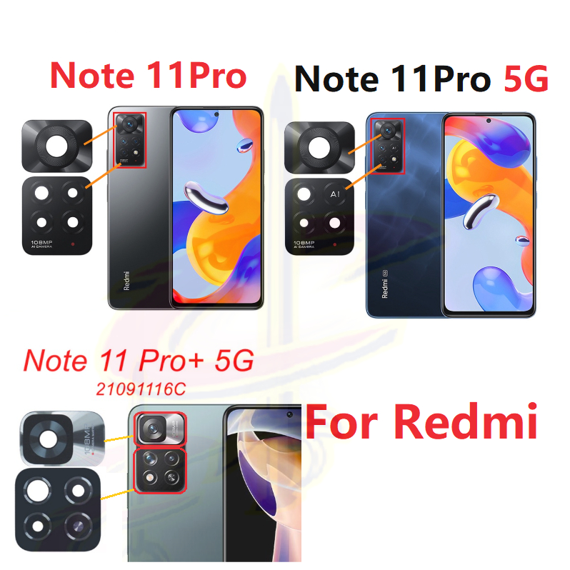 Khung Bảo Vệ Ống Kính Máy Ảnh Thay Thế Chuyên Dụng Cho Redmi Note 11 Pro + 11S
