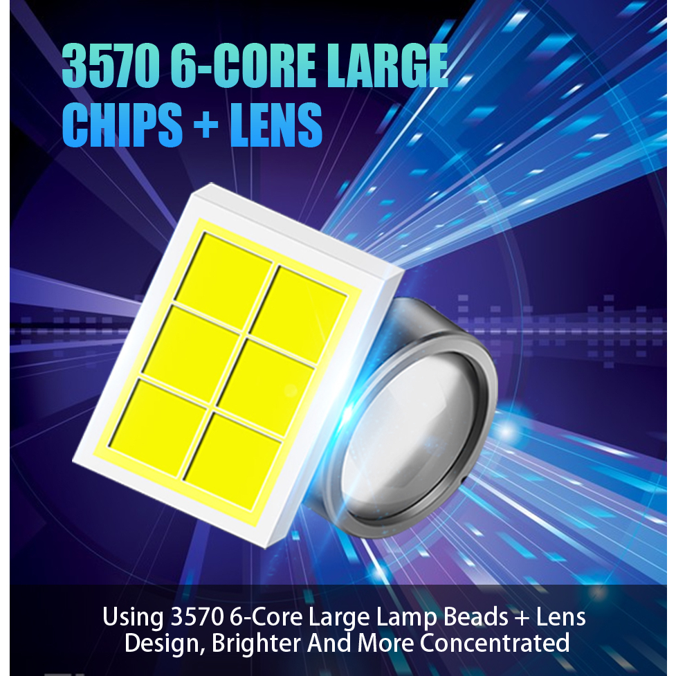 Bộ 2 Đèn Led Sương Mù H8 H9 H11 20000Lm H7 9005 9006 Hb3 Hb4 50W Chất Lượng Cao