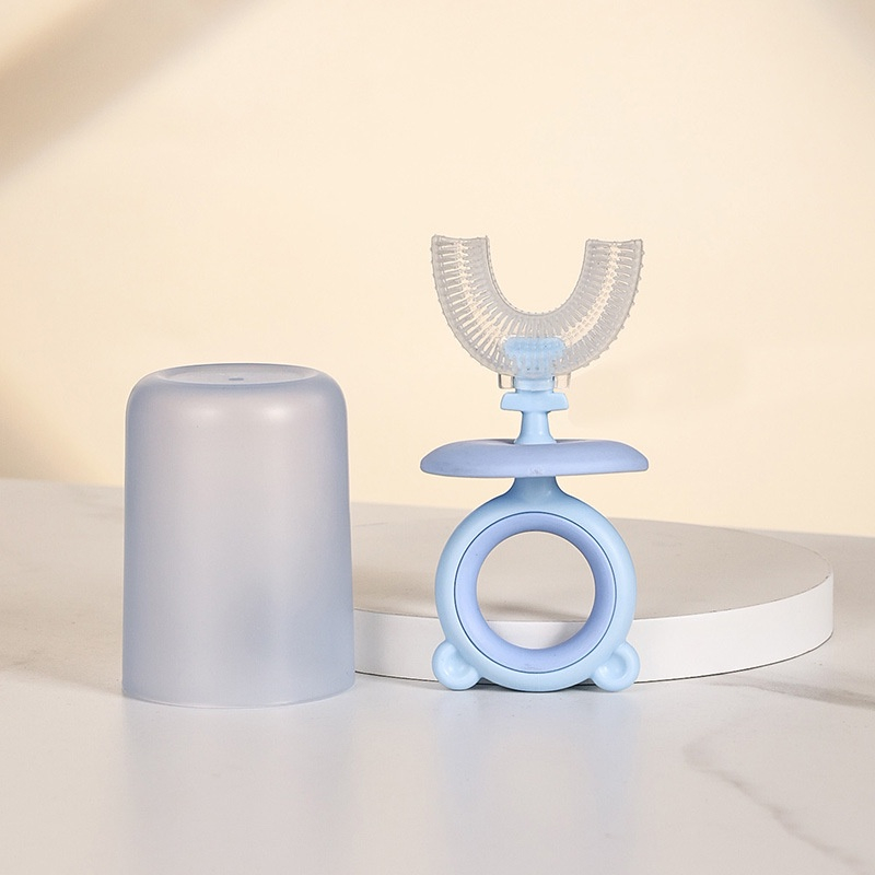 Bàn chải đánh răng trẻ em U Loại bàn chải đánh răng phù hợp cho trẻ sơ sinh đặc biệt không làm tổn thương răng sạch