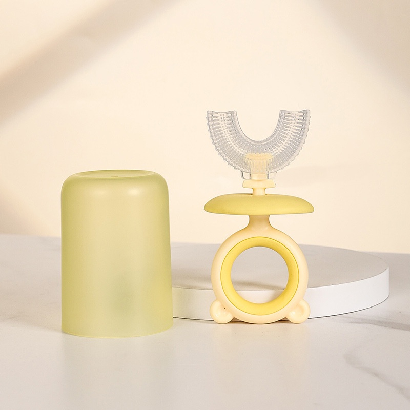 Bàn chải đánh răng trẻ em U Loại bàn chải đánh răng phù hợp cho trẻ sơ sinh đặc biệt không làm tổn thương răng sạch