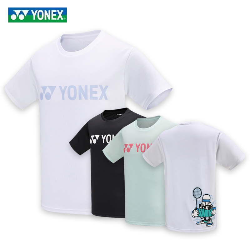 Áo Thun Thể Thao Cầu Lông Tay Ngắn Mau Khô Họa Tiết Hoạt Hình Unix Mẫu 2023 Dành Cho Nam Và Nữ