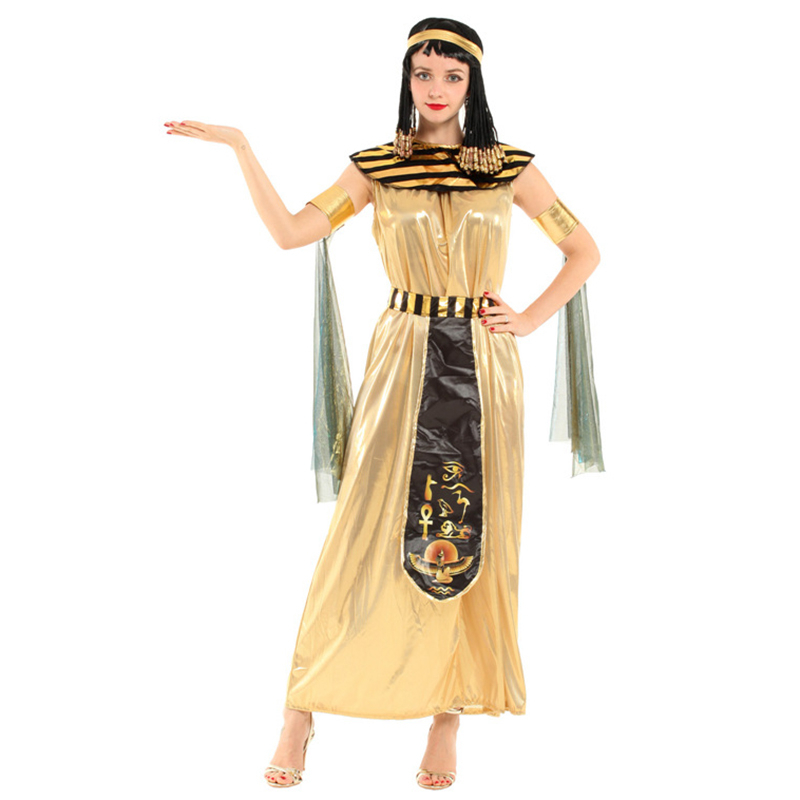 Trang Phục Hóa Trang Halloween Nhân Vật Pharaoh Ai Cập Cổ Đại Cho Nữ