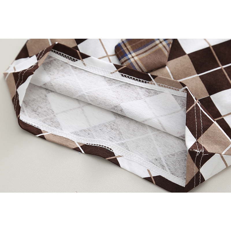 Áo Sơ Mi Tay Ngắn + Cà Vạt Kẻ Sọc Caro Bằng Vải Cotton Thời Trang Mùa Hè Hàng Mới Dành Cho Bé Trai / Bé Gái 80-120cm