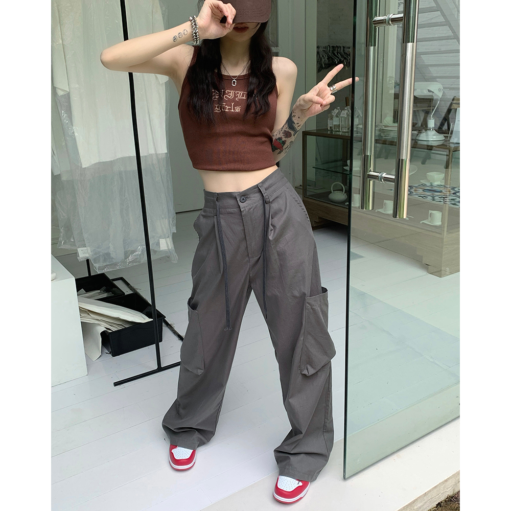 Quần Dài Ống Rộng Phong Cách Hàn Quốc Thời Trang Cho Nữ