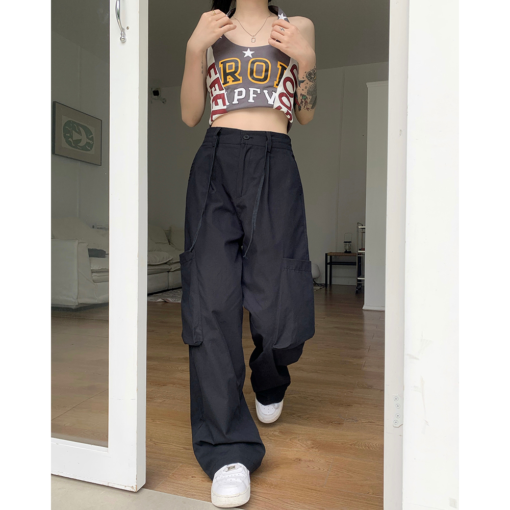 Quần Dài Ống Rộng Phong Cách Hàn Quốc Thời Trang Cho Nữ