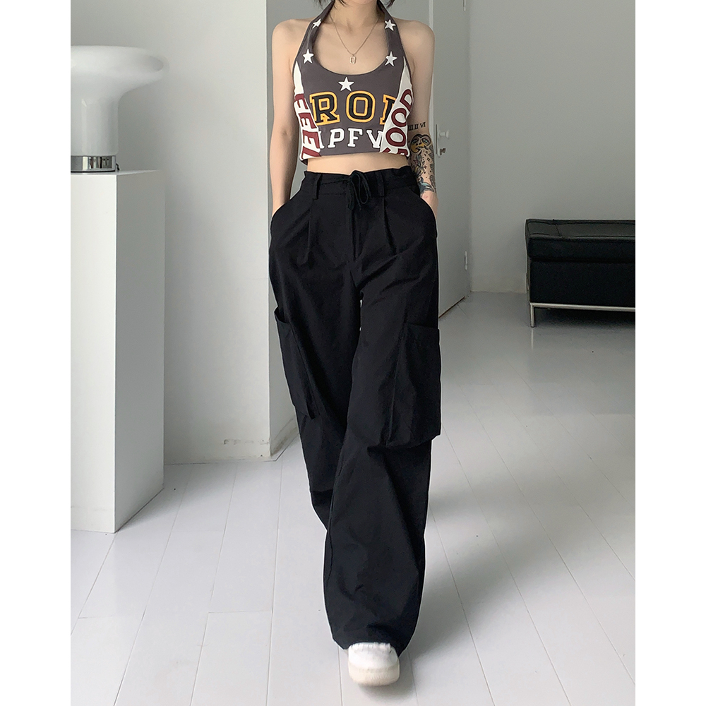 Quần Dài Ống Rộng Phong Cách Hàn Quốc Thời Trang Cho Nữ