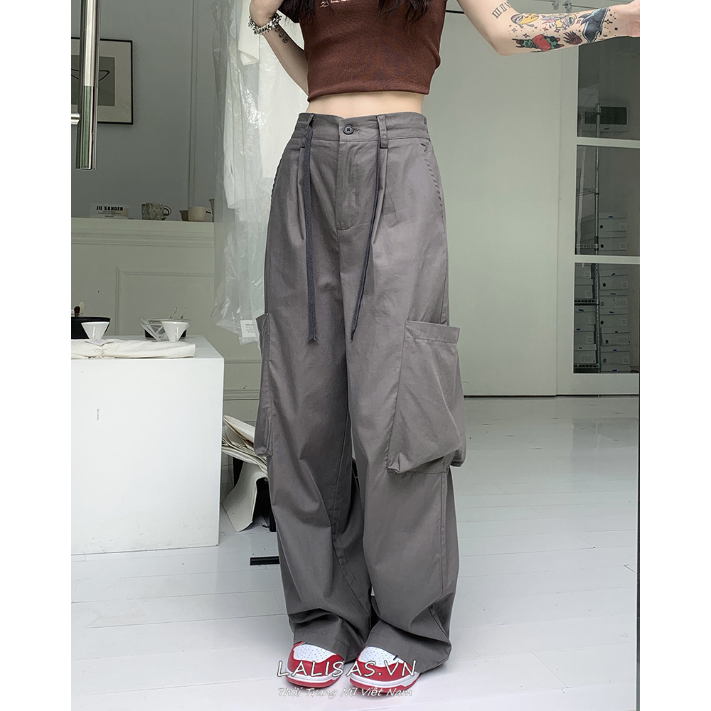 Quần Dài Ống Rộng Phong Cách Hàn Quốc Thời Trang Cho Nữ