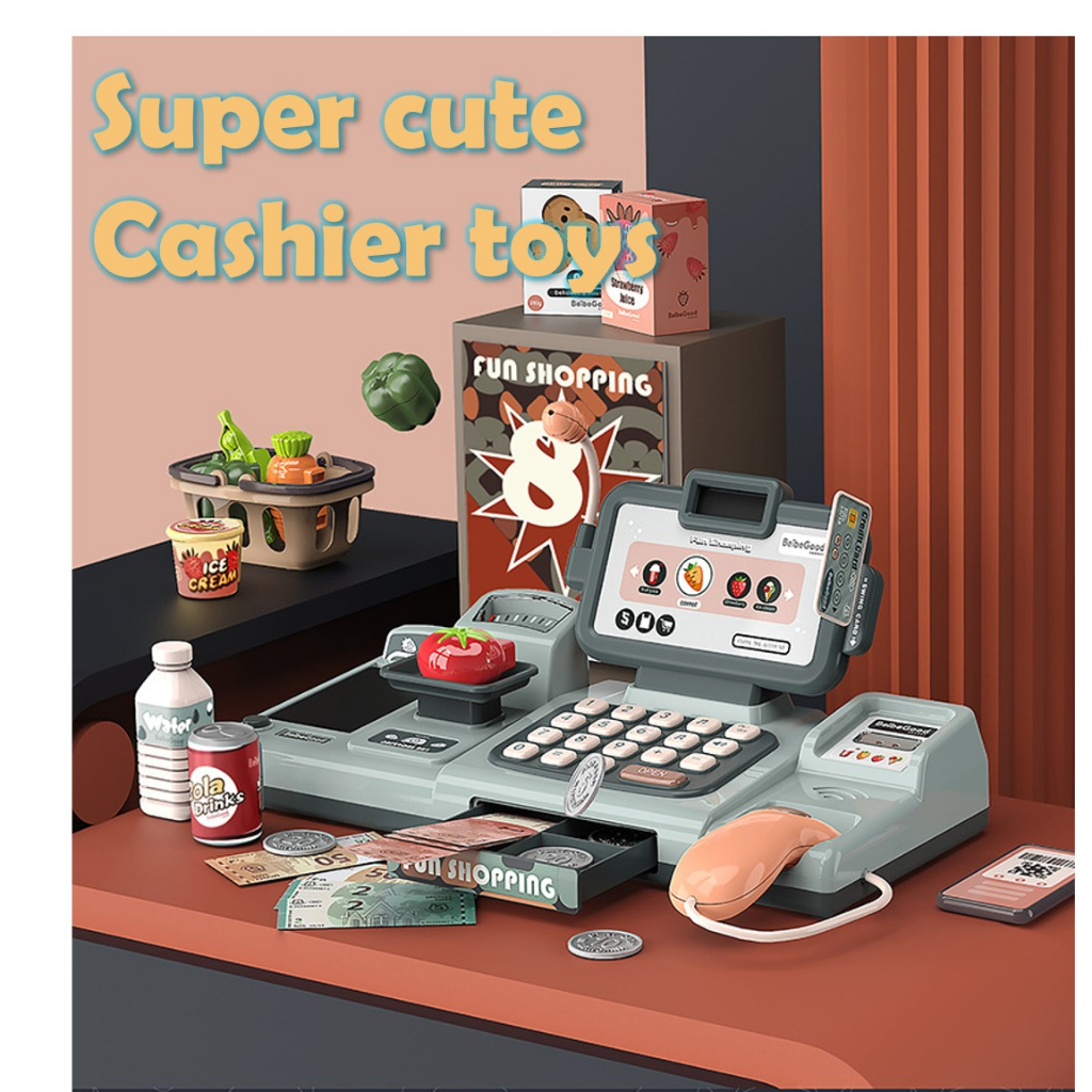 Đồ Chơi Thu Ngân Siêu Dễ Thương Cho Trẻ Em. Cashier Mô Phỏng Độc Đáo Chất Lượng Cao Thu Ngân Siêu Thị. Đồ Chơi Máy Đếm Số Độc Đáo Thú Vị Cho Bé Đồ Chơi Ngôi Nhà Thiết Kế Dễ Thương Cho Bé Phụ Kiện Chuyên Dụng Dành Cho Xe NO.119 (NO.119)