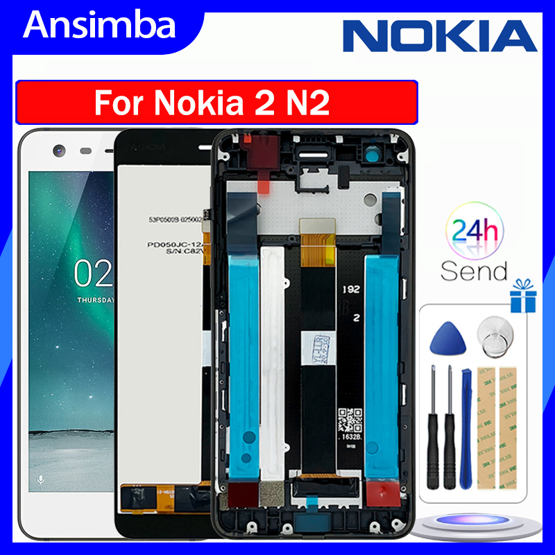 Màn Hình Cảm Ứng LCD Chính Hãng Thay Thế Kèm Khung Cho Nokia 2 N2 Nokia 2 N2