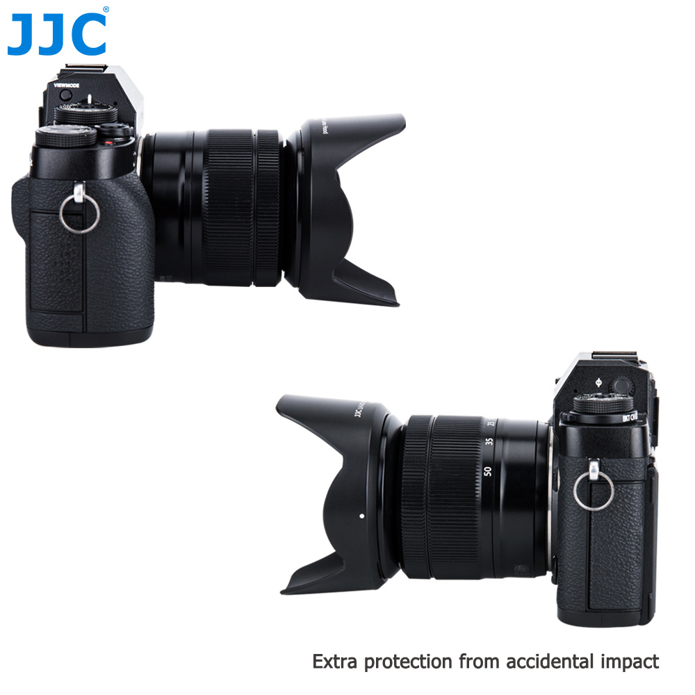 JJC LH-XC1650 Loa Che Nắng Cho Máy Ảnh Fujifilm Ống Kính Fujinon XC 16-50mm F3.5-5.6 OIS II