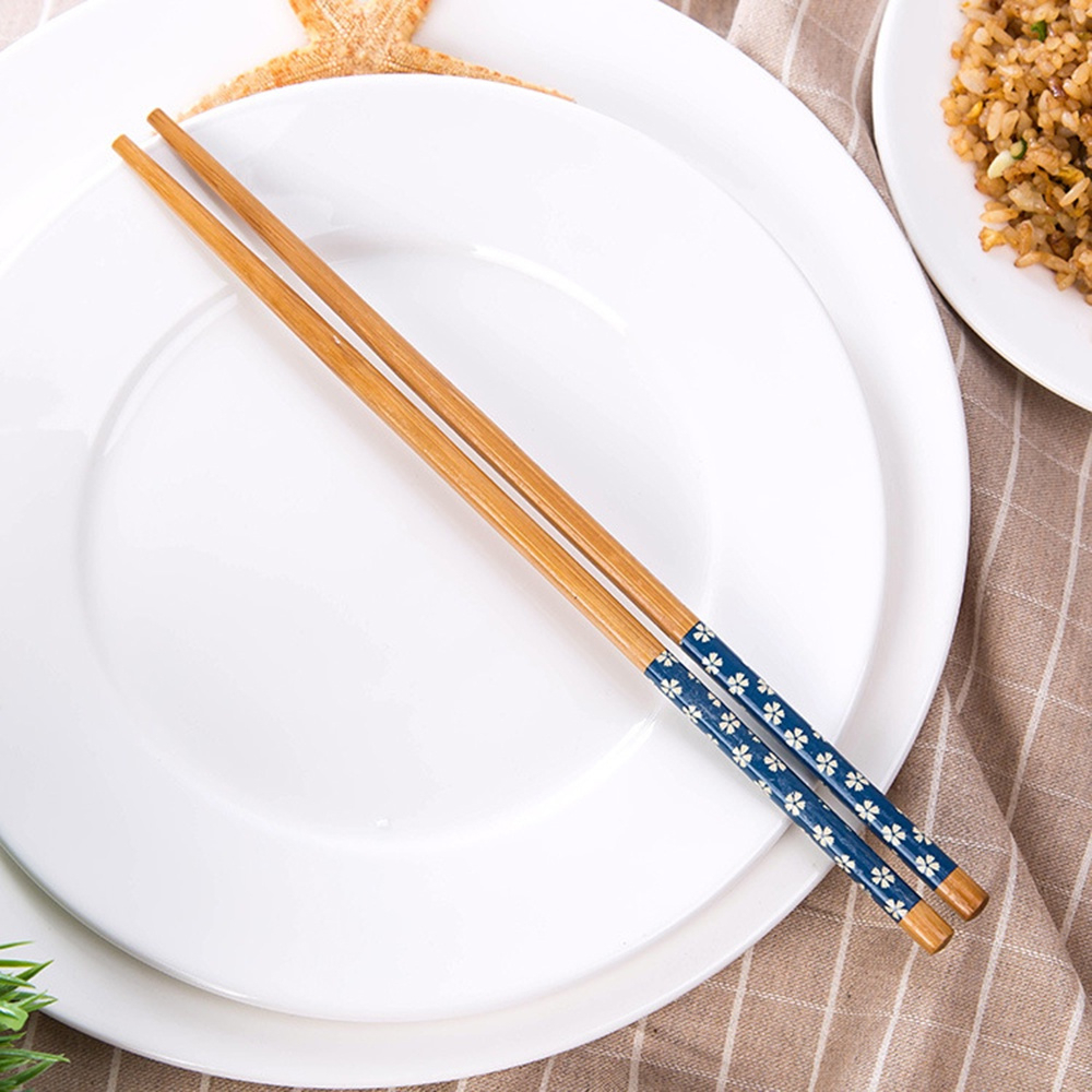 Set 5 / 10 Đôi Đũa Tre Hình Hoa Anh Đào