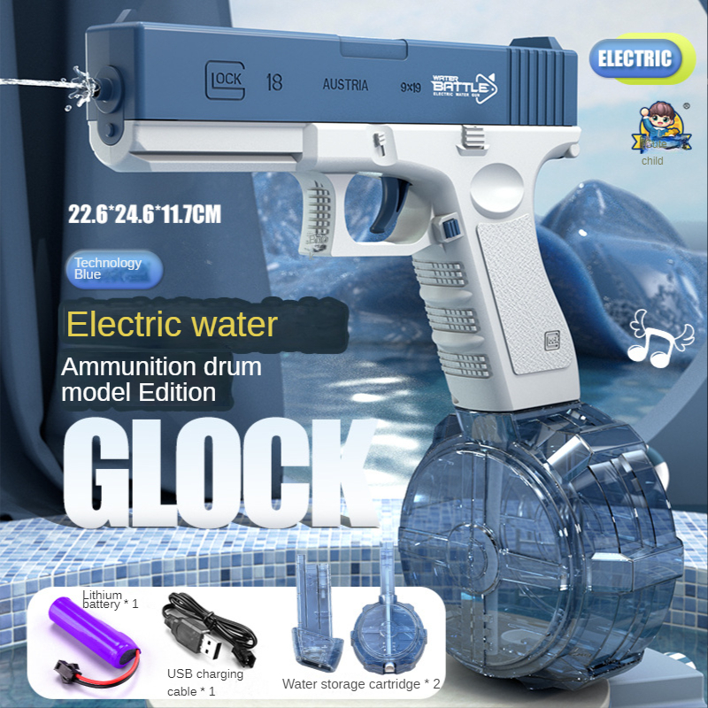 Súng Nước Điện Bắn Súng Nước Sức Chứa Lớn 2 Màu XPAZB0550.