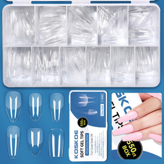  Set 550 Móng Tay Giả Mềm Và Nhám Nối Dài Trang Trí Móng Nghệ Thuật 