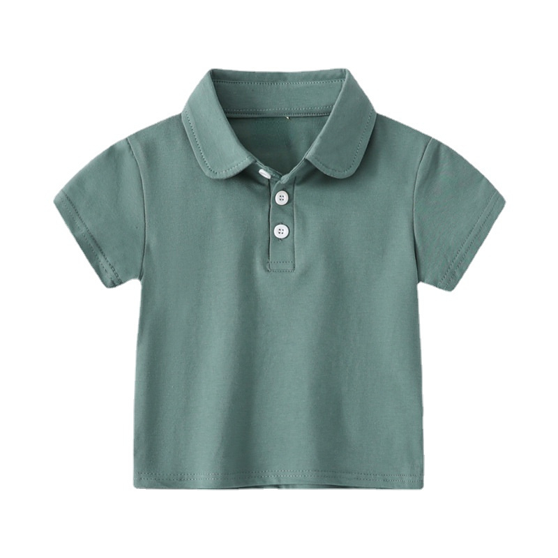 Áo thun polo SOFFNY cotton tay ngắn thời trang mùa hè dành cho trẻ em