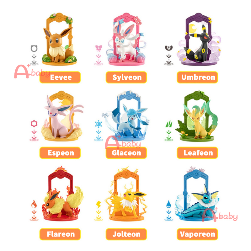 Pokemon Đồ Chơi Hộp Mù (Eevee / Sylveon / Umbreon / Espeon / Leafeon / Flareon / Jolteon / Vaporeon) Làm Quà Sinh Nhật Cho Bé