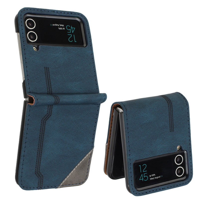 Ốp Dạng Lật Bằng Da Dành Cho Samsung Galaxy Z Flip 3 4 5G