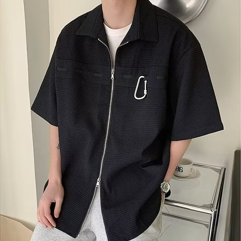 Áo Sơ Mi Trắng Ngắn Tay Thời Trang Mùa Hè Cho Nam Size M-2XL