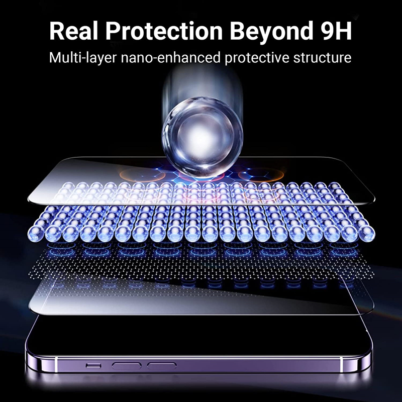 Kính Cường Lực Bảo Vệ Màn Hình cho iPhone 15 14 13 12 11 Pro Max 14 15 Plus