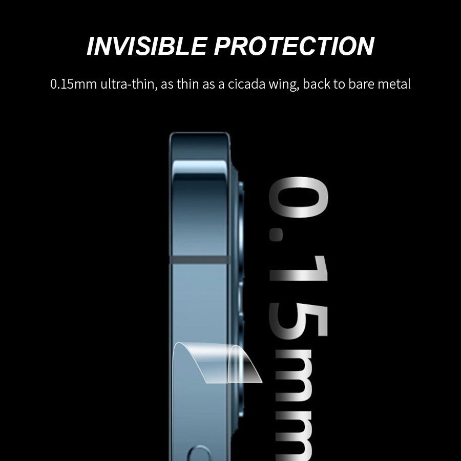 Miếng Dán Hydrogel Trong Suốt Bảo Vệ bên Cho iPhone 14 15 Plus 13 12 11 15 Pro Max