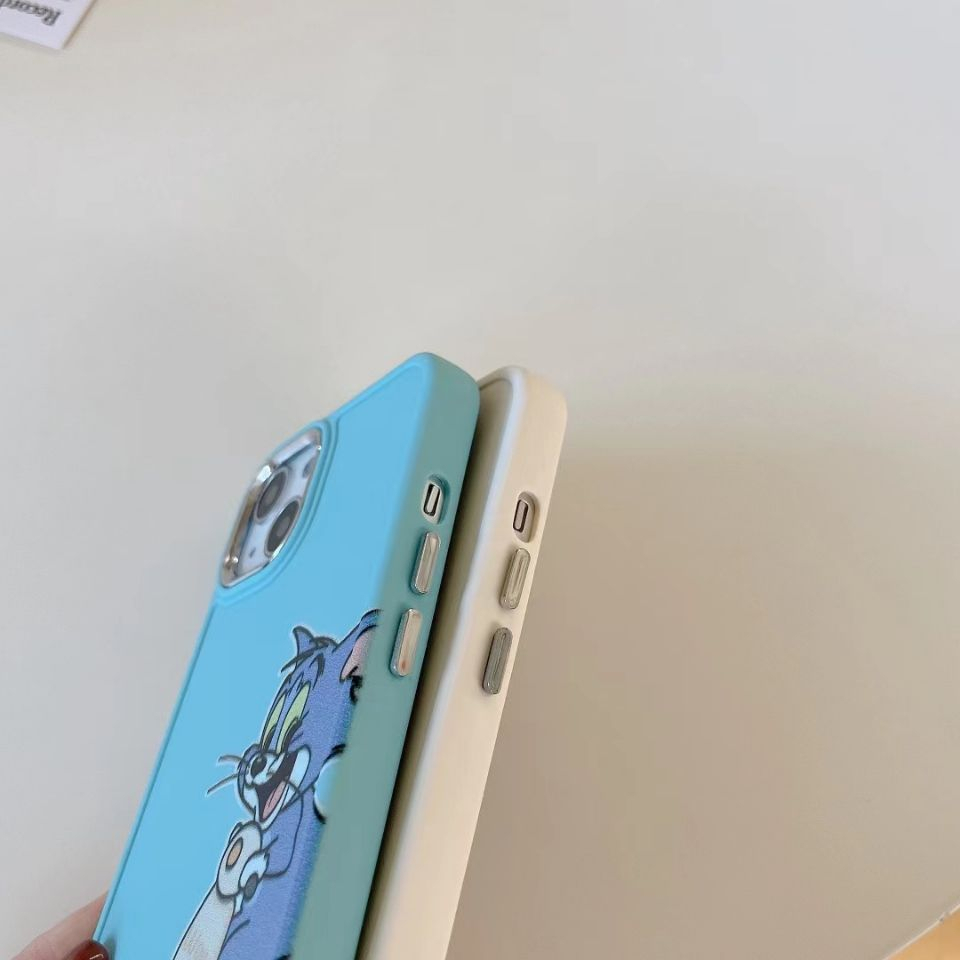Ốp Điện Thoại Chống Sốc In Hình Tom &amp; Jerry Dễ Thương Cho iPhone 14Promax 14Pro 14Plus 14 13Promax 13Pro 13 12Promax 12Pro 12 11Promax 11