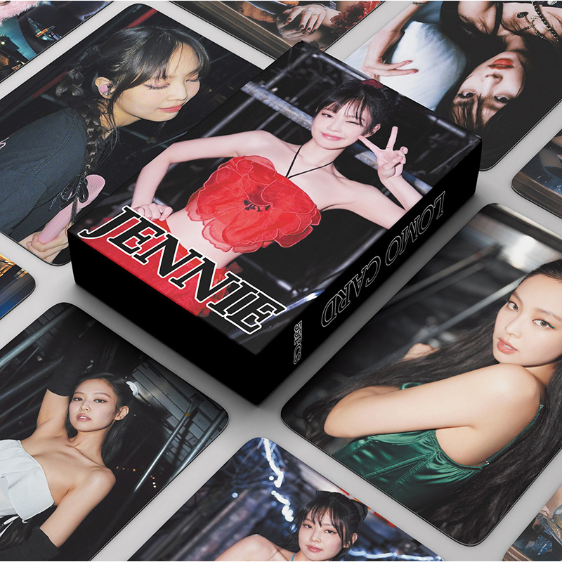 BLACKPINK LOMO Card Hộp 54 Ảnh LOMO Card JISOO LISA JENNIE ROSE Nhóm Nhạc