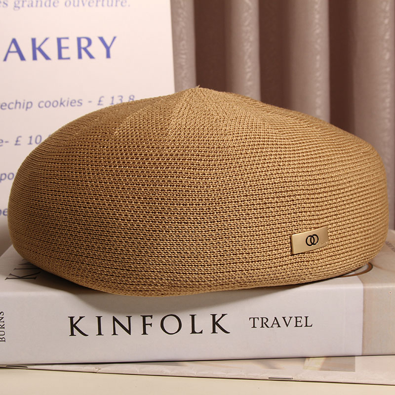 Mũ Beret Mỏng Thoáng Khí Phong Cách Nhật Bản Thời Trang Xuân Hè Cho Nữ