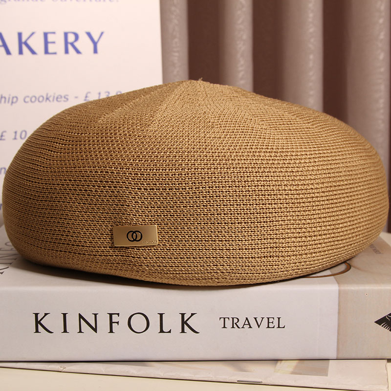 Mũ Beret Mỏng Thoáng Khí Phong Cách Nhật Bản Thời Trang Xuân Hè Cho Nữ
