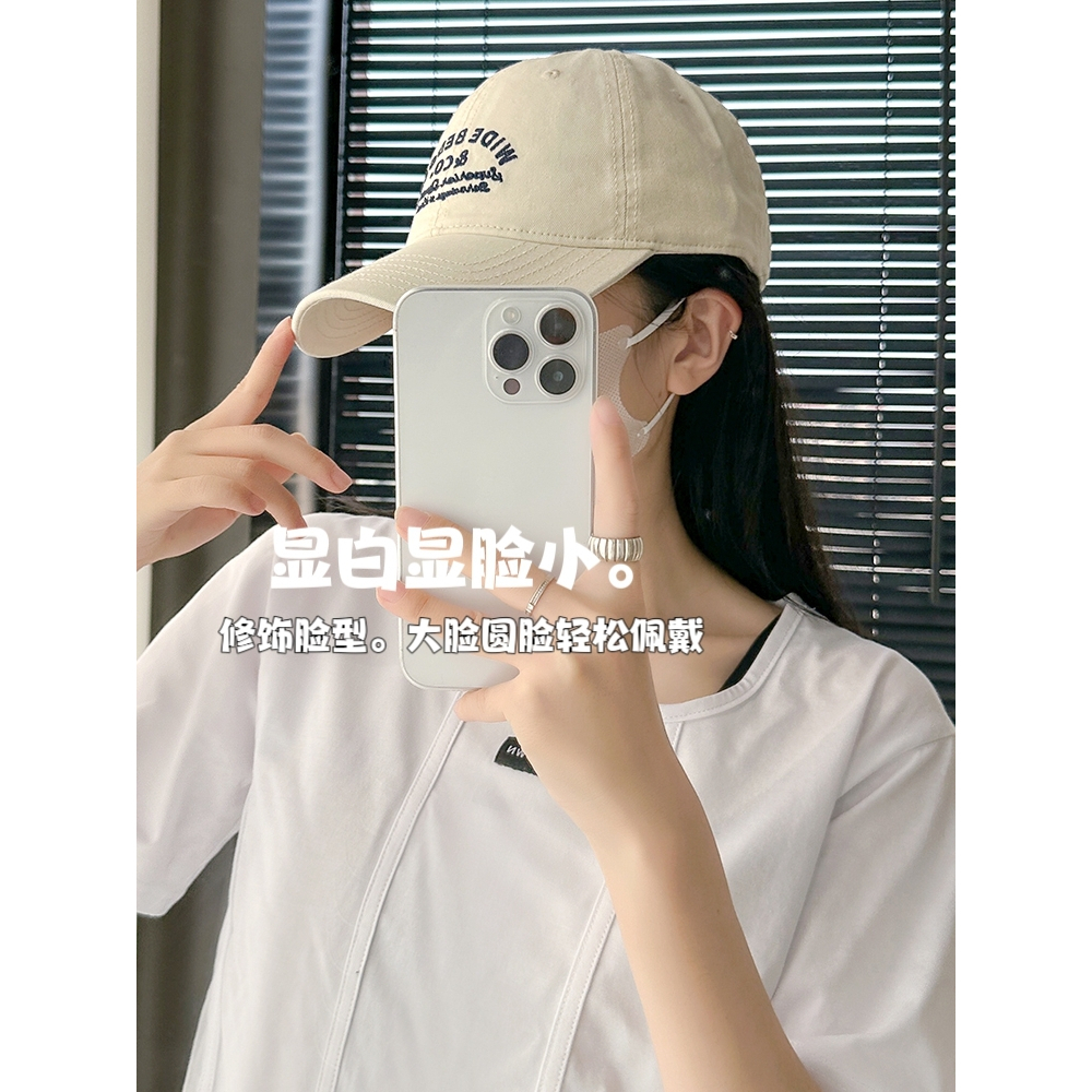 Mũ Lưỡi Trai Thêu Chữ Phong Cách Retro Thời Trang Cho Nữ