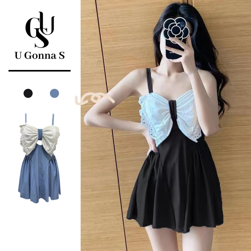 U Gonna S Phụ nữ Bikini Dây đeo Bộ đồ bơi Biệt thự ven biển Sexy Trang chủ Sexy 2 màu Vintage đệm Thiết kế thời trang đơn giản Hàn Quốc thanh lịch Trang chủ 2023