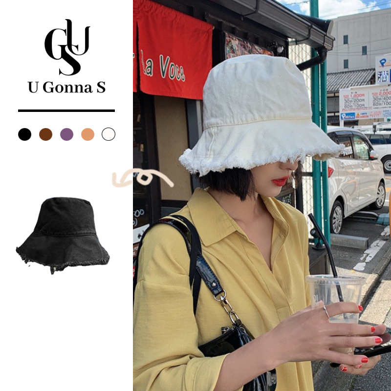 U Gonna S Mũ Của ngư dân Burrs Tranh sơn dầu Dành cho phụ nữ đàn ông Sun Shade Phụ kiện Dễ thương Phong cách Cổ điển Đơn giản Thường có 5 màu