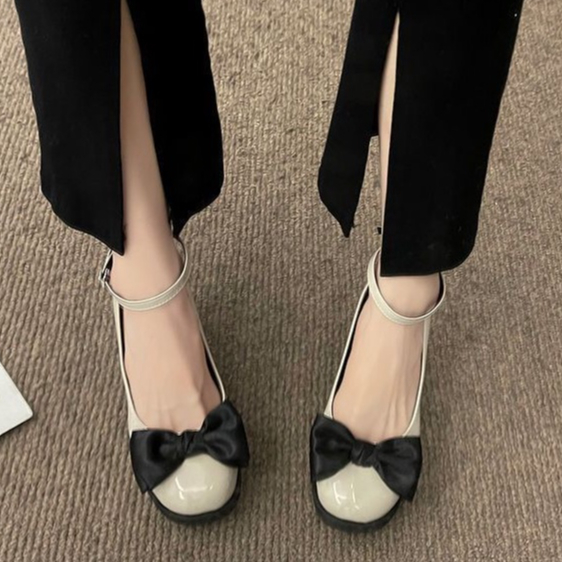Giày nữ giày cao gót nữ dép nữ đế cao Giày JK dép xăng đan nữ giày mary jane 6cm giày lolita