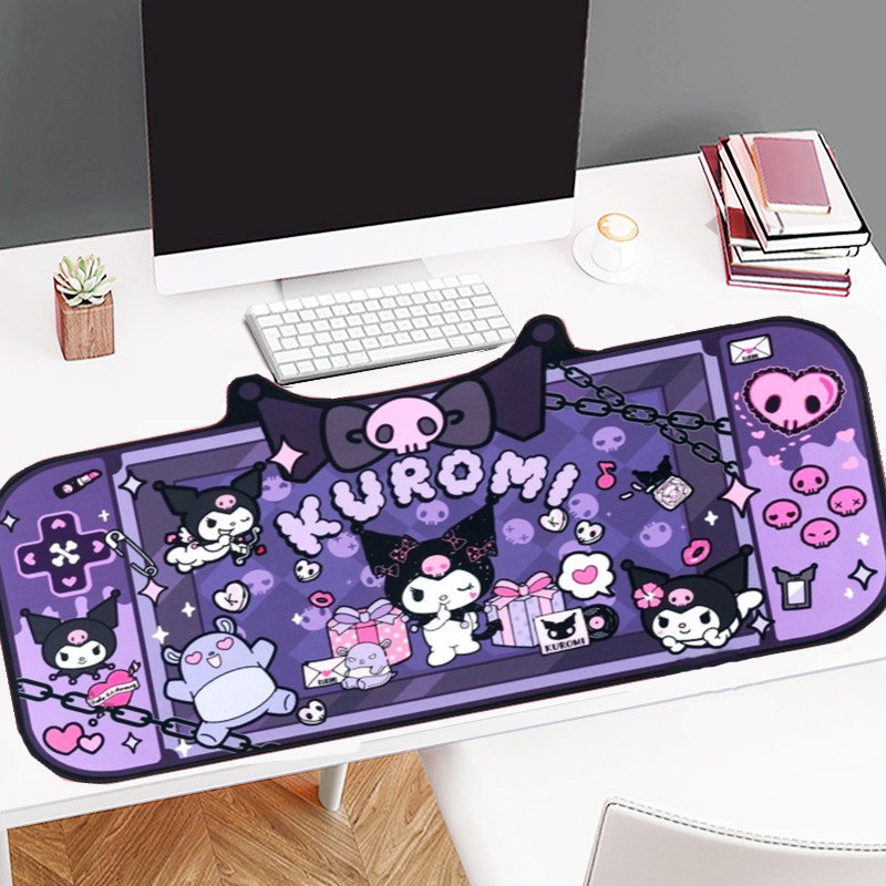 Tấm Lót Chuột Và Bàn Phím Chơi Game In Hình Kuromi Dễ Thương