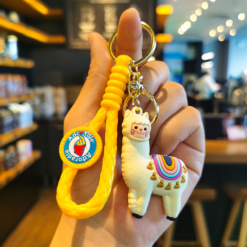 Móc Khóa Hình Lạc Đà Alpaca Dễ Thương