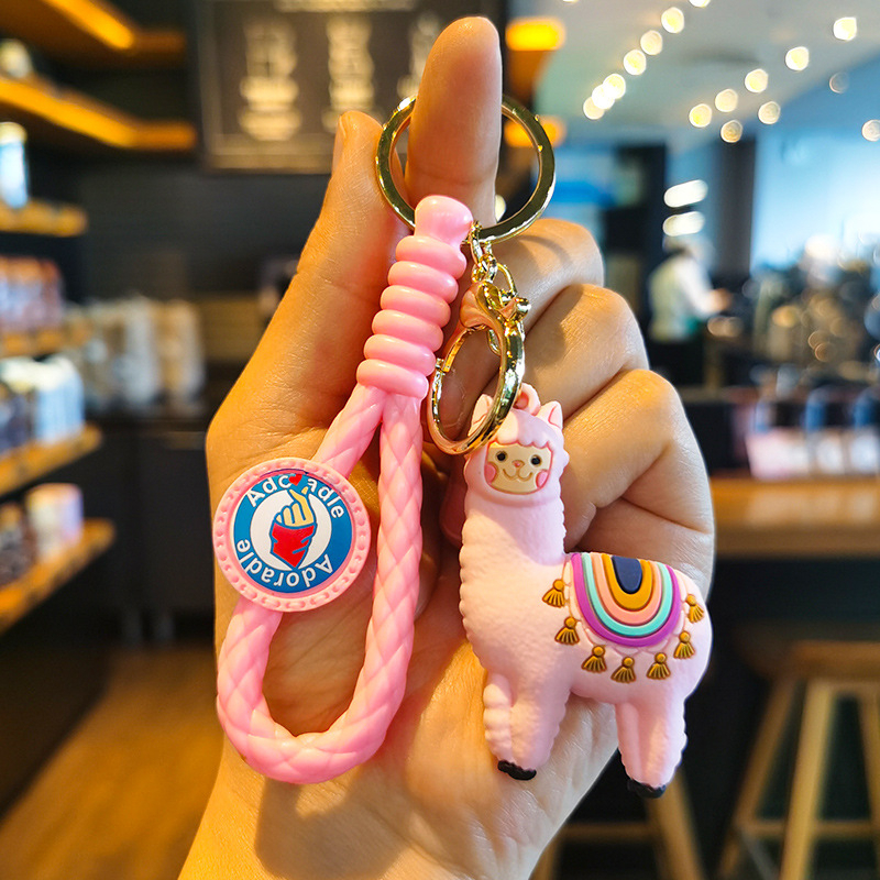 Móc Khóa Hình Lạc Đà Alpaca Dễ Thương