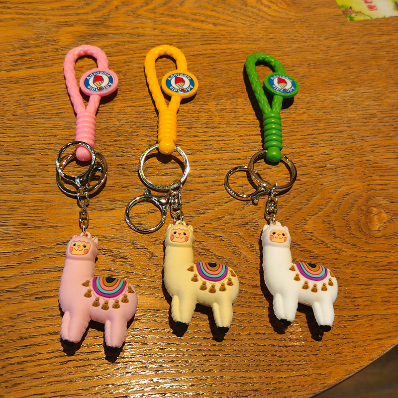 Móc Khóa Hình Lạc Đà Alpaca Dễ Thương