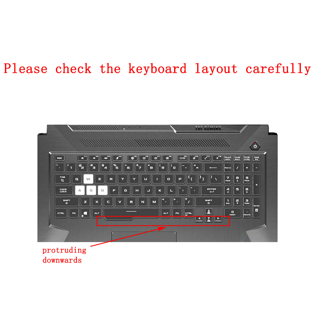 Vỏ Bọc Bảo Vệ Bàn Phím Máy Tính ASUS TUF Gaming F15 F506LH FX506L FX506LH FX506LI FX506LU LH FX506 LI LU 15.6 inch Bằng Silicon