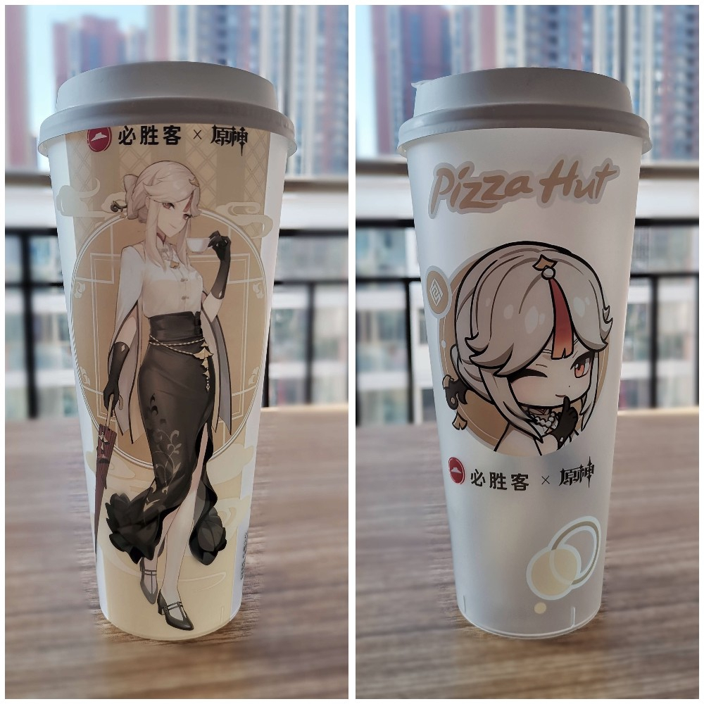 Genshin impact Linkage Chuyến đi săn kho báu PizzaHut, Bookmark Tài khoản tay Áp phích cánh gió 1XEV