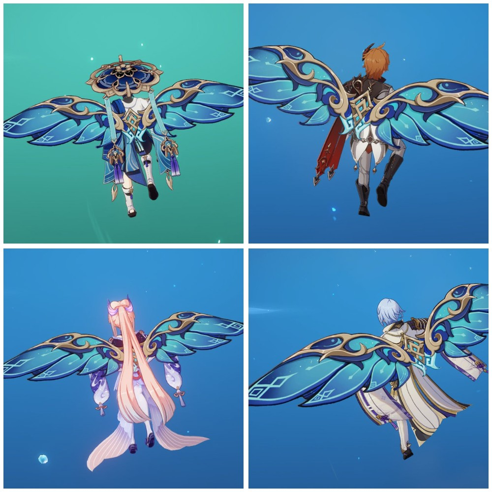 Genshin impact Linkage Chuyến đi săn kho báu PizzaHut, Bookmark Tài khoản tay Áp phích cánh gió 1XEV