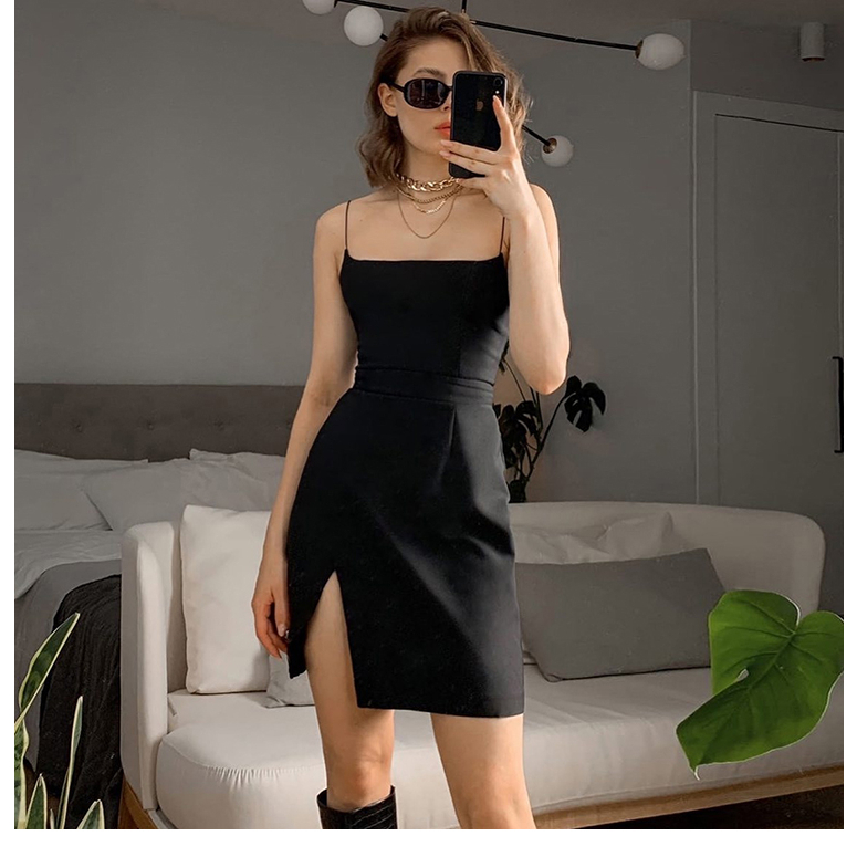 (Bán Chạy) Klalien Đầm Thời Trang Mùa Hè Cổ Điển Gợi Cảm Cho Nữ