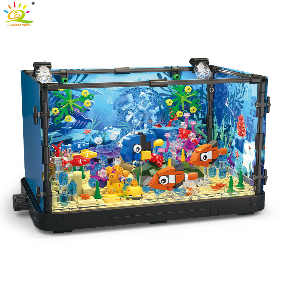 Đồ Chơi Lắp Ráp Bể Cá Mập / Cá Mập Cho Bé