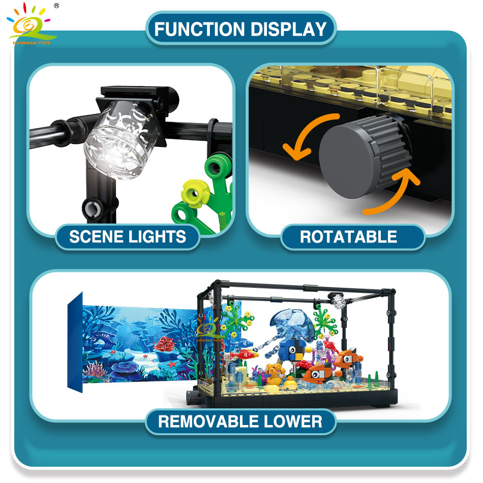 Đồ Chơi Lắp Ráp Bể Cá Mập / Cá Mập Cho Bé