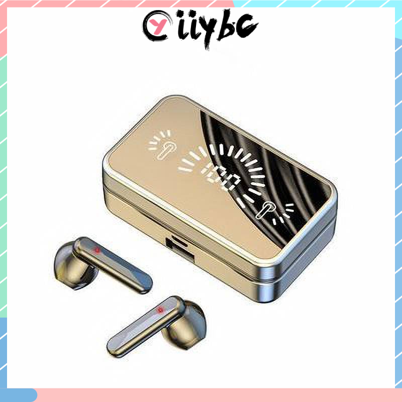 Tai Nghe Bluetooth 5.1 Không Dây Mini S20 Màn Hình Kỹ Thuật Số Màu Xanh Dương Dùng Cho IOS / Android
