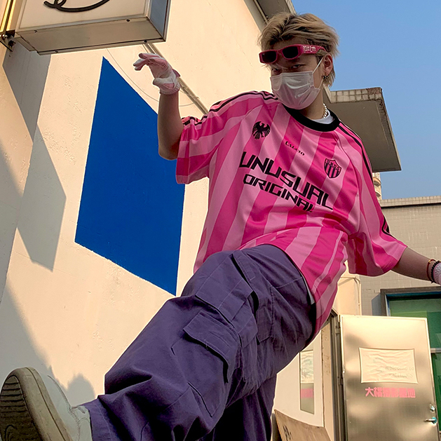 Áo Thun Thể Thao Tay Ngắn Dáng Rộng Họa Tiết Kẻ Sọc Phong Cách hip hop Thời Trang Cho Nam