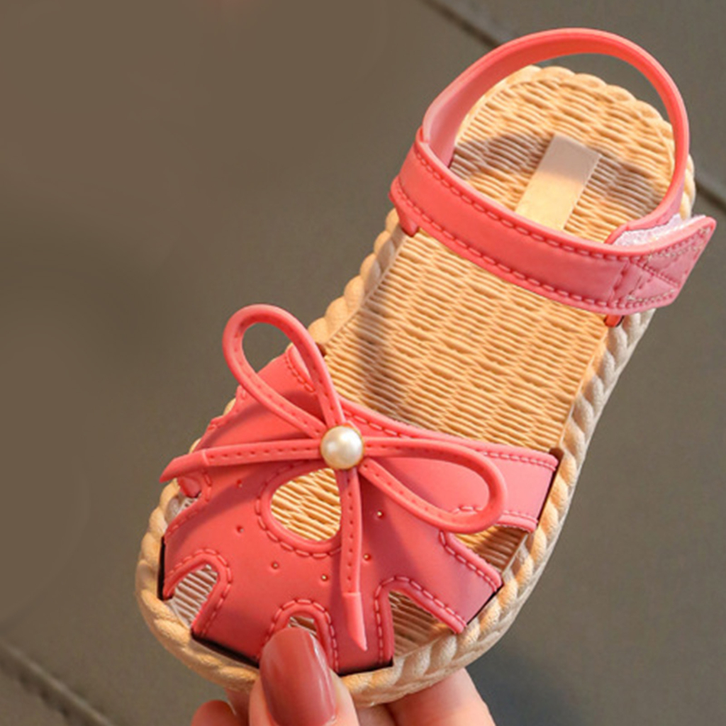 ❤ Dép Tập Đi Cho Bé Đế Mềm Chống Trượt Hình Chữ M cho bé 0-18 tháng